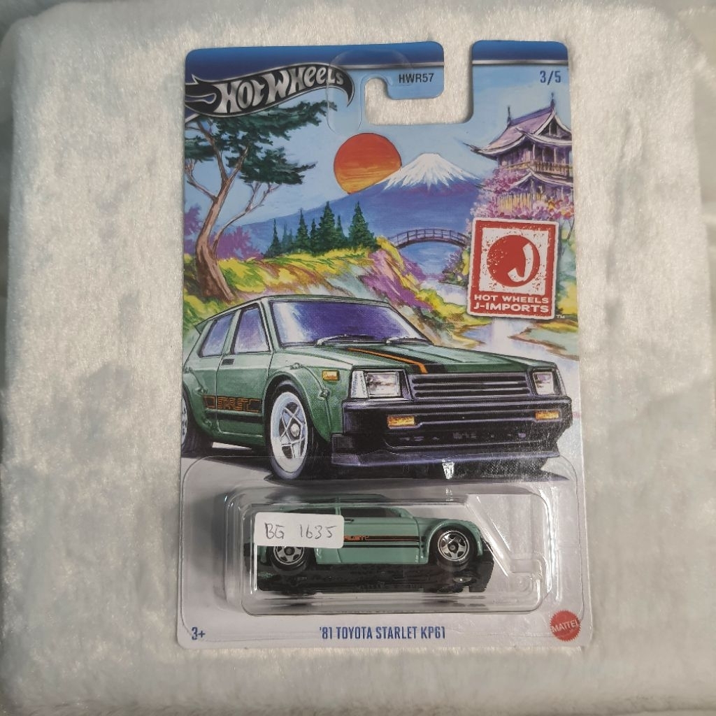 Hot Wheels 81 Toyota Starlet KP61