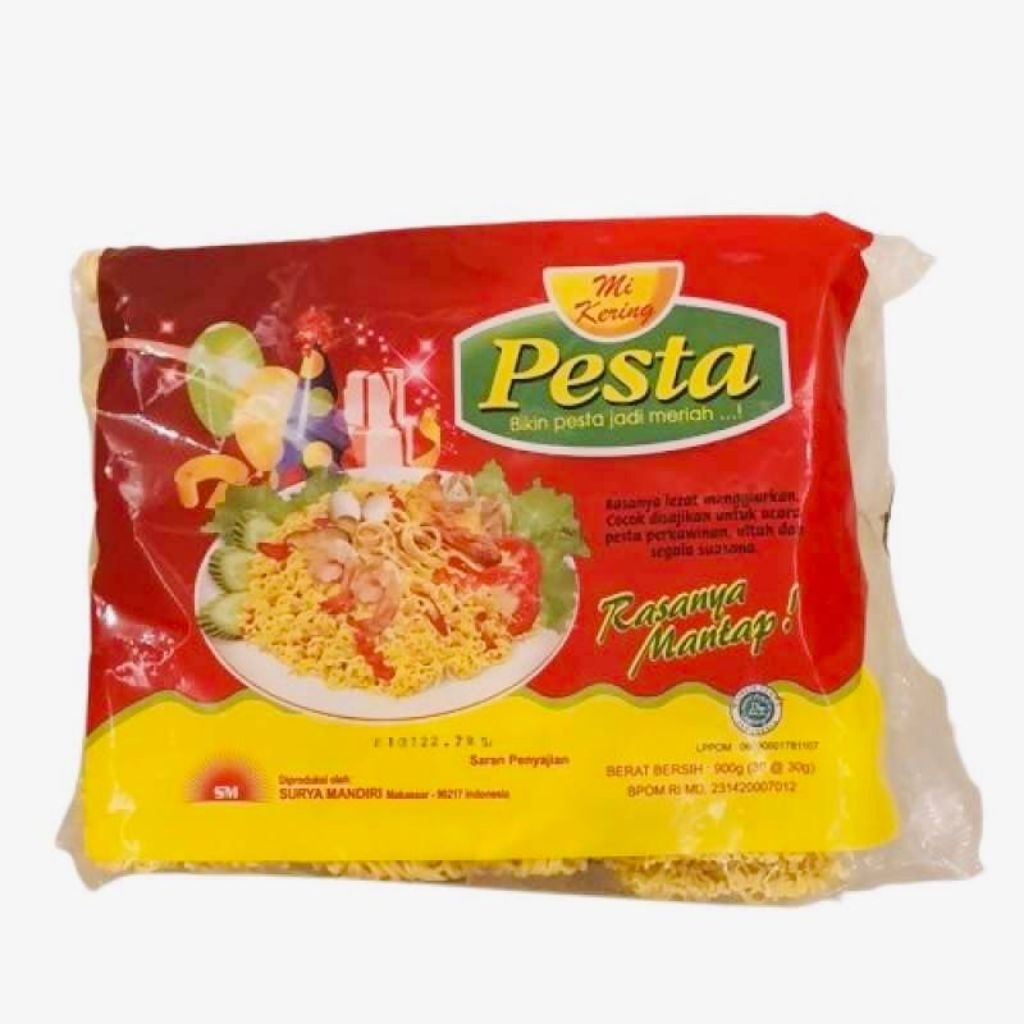 Mie Kering Pesta - Pasar Makassar