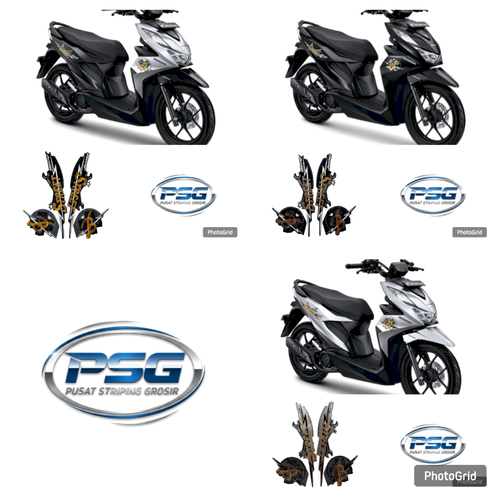 STICKER STRIPING BODY MOTOR HONDA BEAT STREET 2020 2021 FULLSET