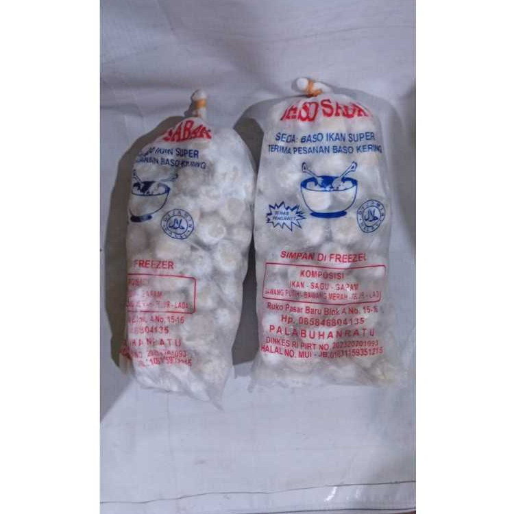 Bakso Ikan Sabar isi 100 Kecil Pelabuhan Ratu Segar