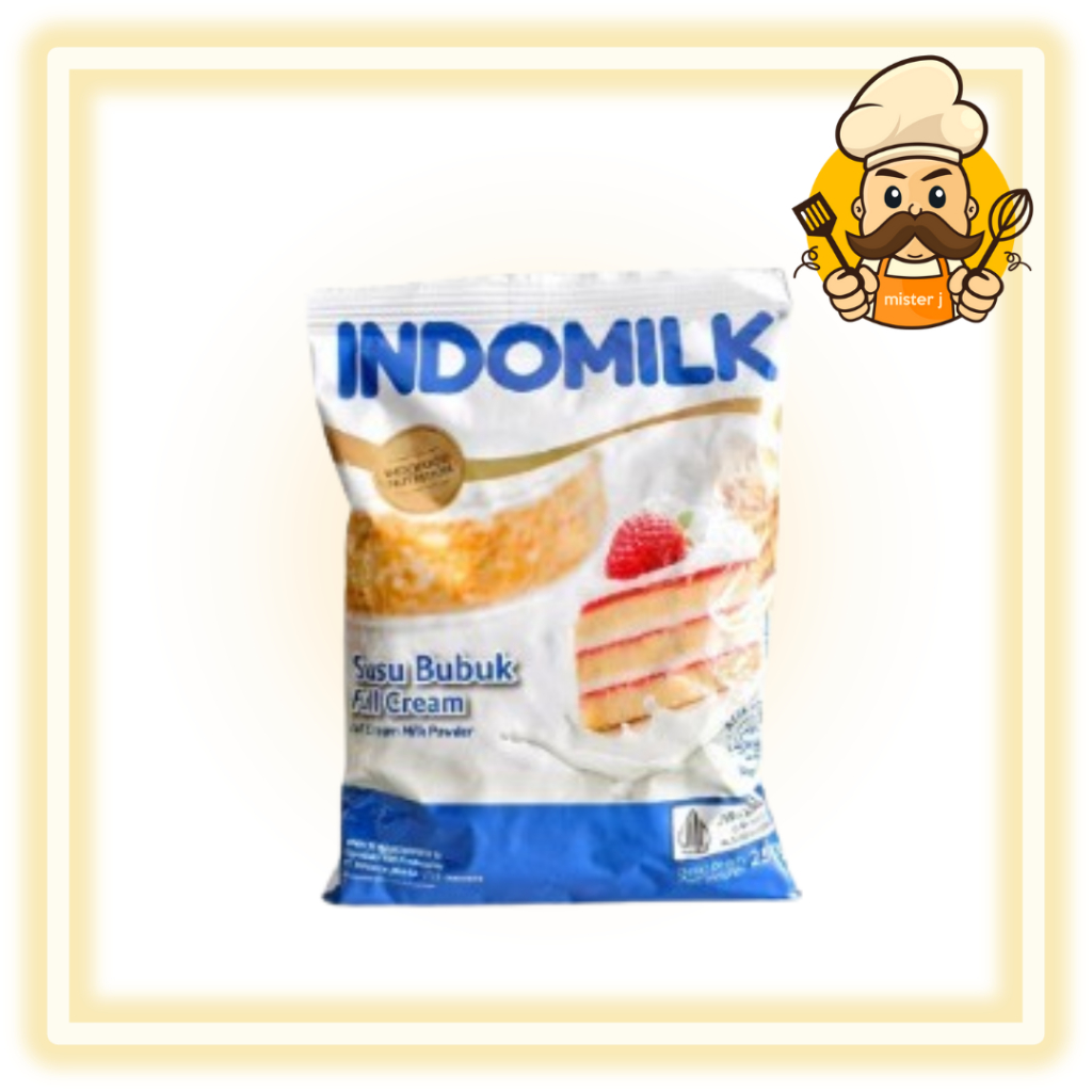 Susu Bubuk Full Cream Indomilk 250gr Untuk Kue dan Diminum | SUSU BUBUK INDOMILK