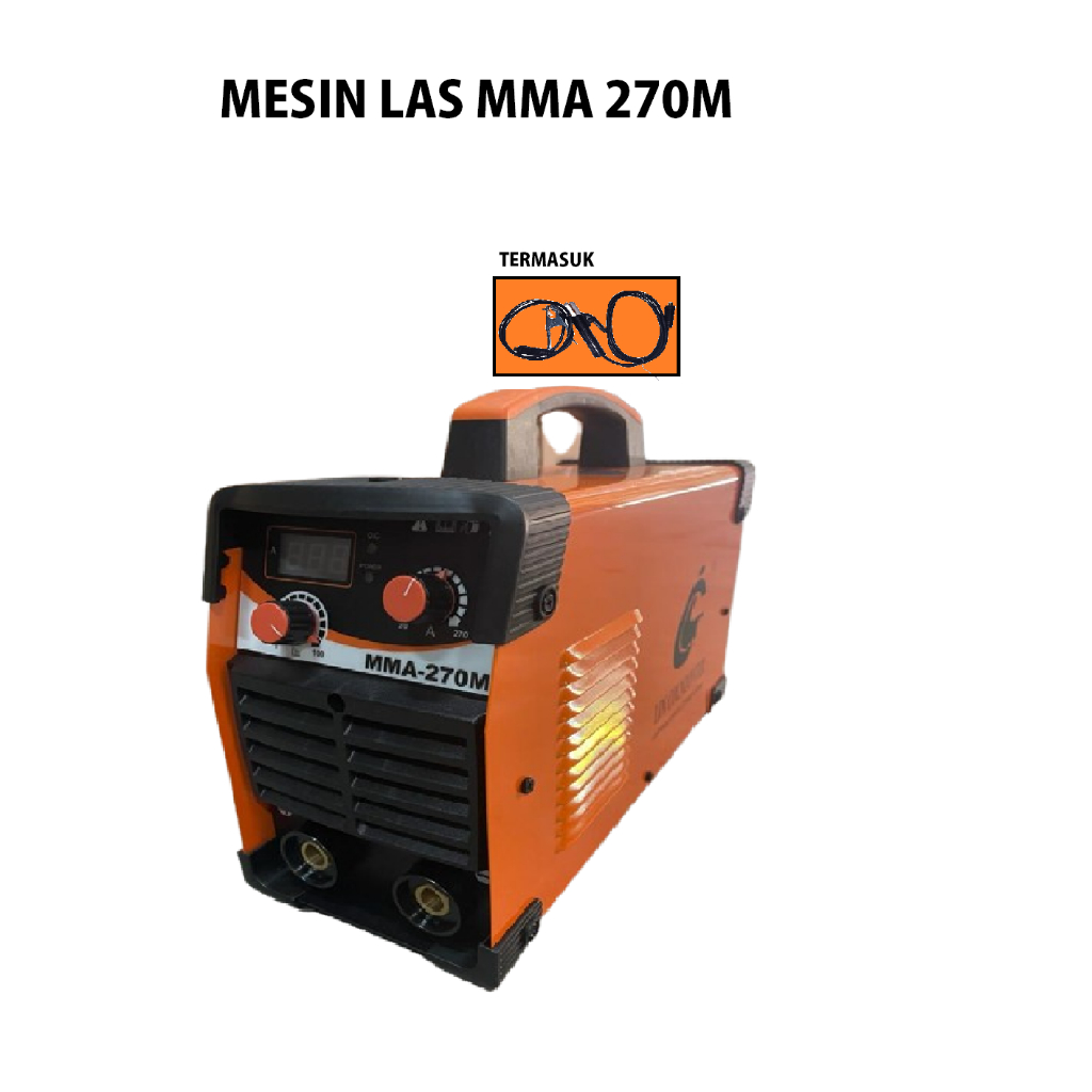 Lincolnzonter German Las MMA 270 A travolas 270 ampere mesin las besi tebal