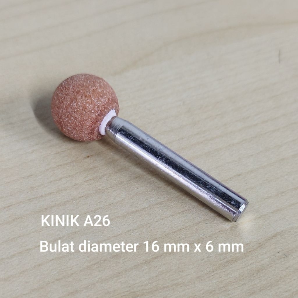 BATU GERENDA BOTOL MODEL BULAT BOLA A 26 KINIK MOUNTED STONE