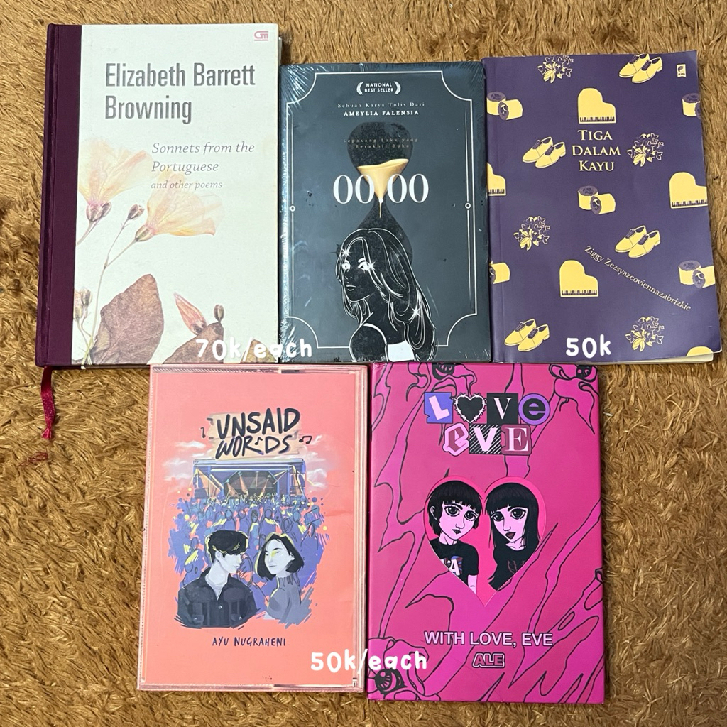 preloved novel au alternative universe unsaid words, love eve ale sonnets from the portuguese, tiga 