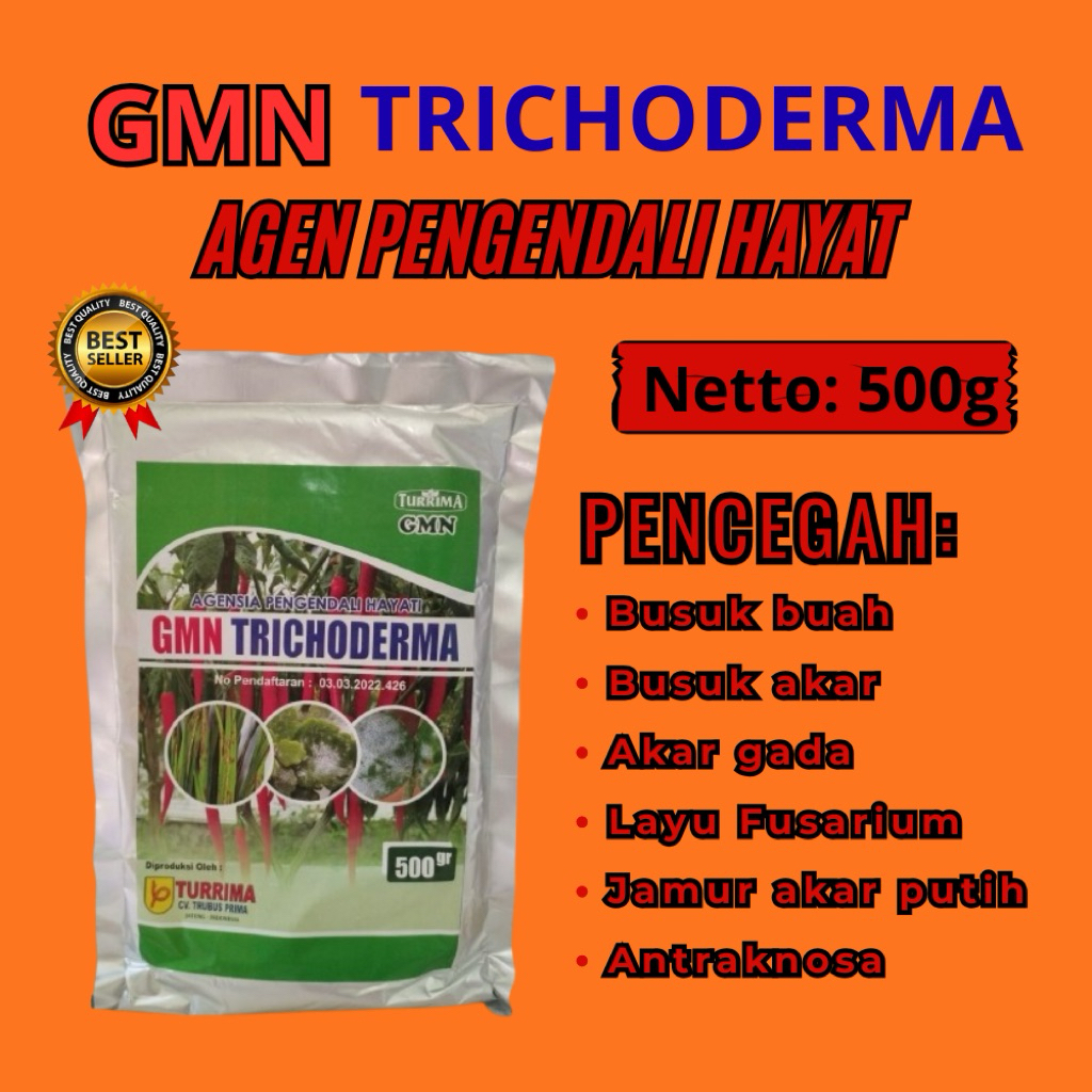 TERLARIS  Trichoderma Anfush Untuk Cabe, Trichoderma Bubuk Isi 500gram