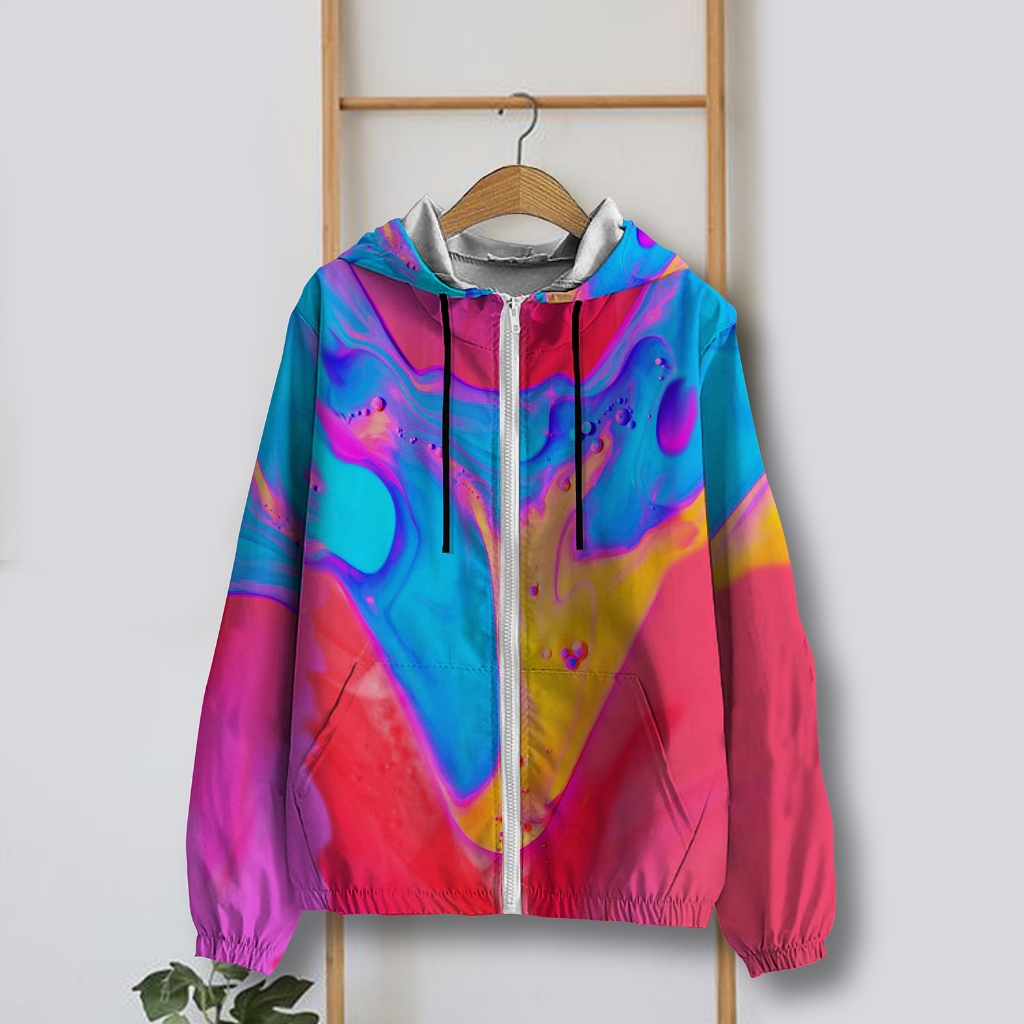 JAKET SEPEDA PARASUT / JAKET SEPEDA WANITA PARASUT Art 3