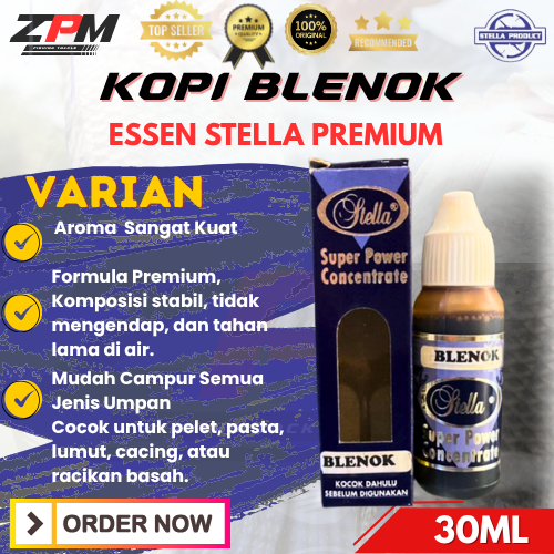 Essen Pancing Stella Premium Kopi Blenok Dus Biru 30ml