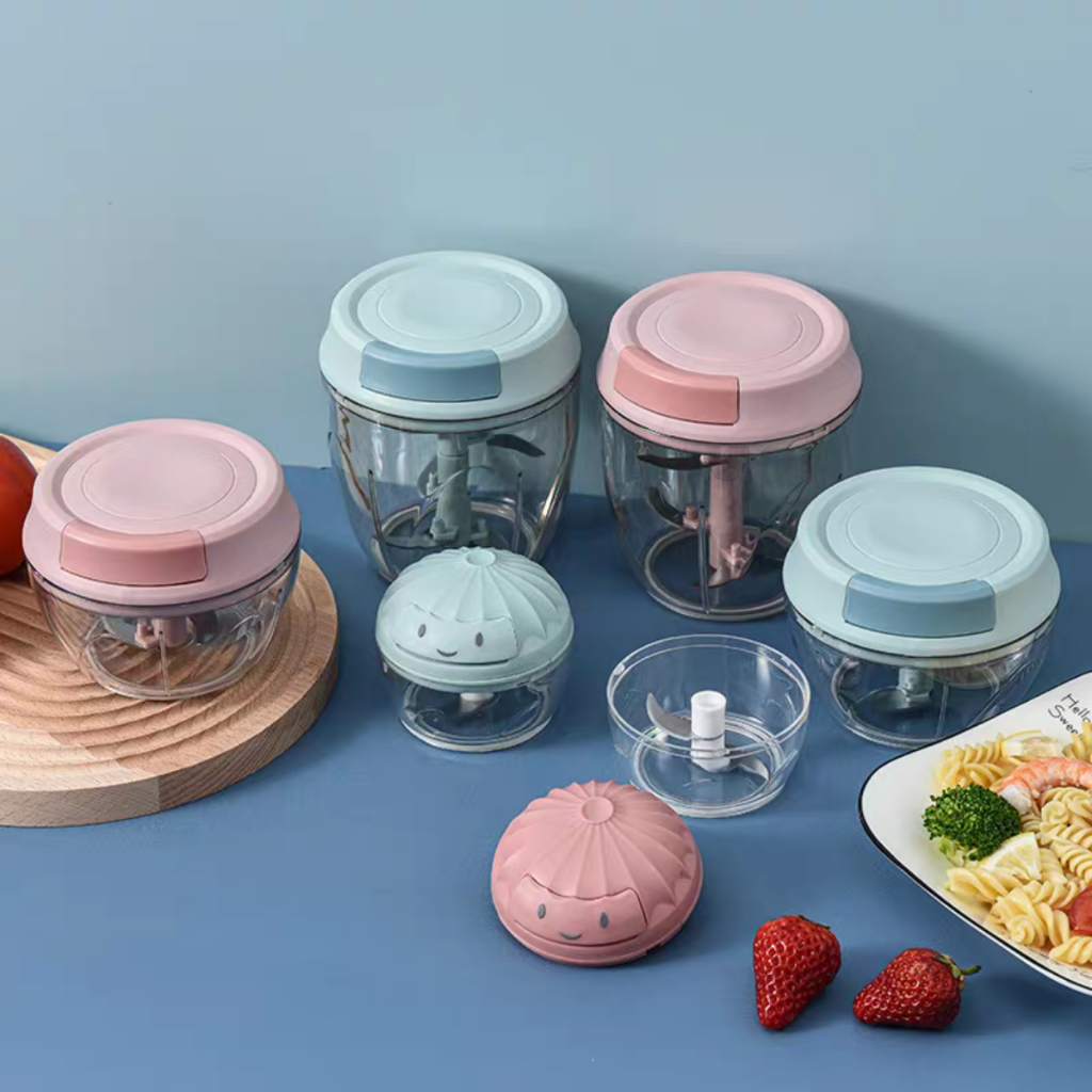 New Blender tarik serbaguna bumbu dapur/Manual chopper manual serbaguna