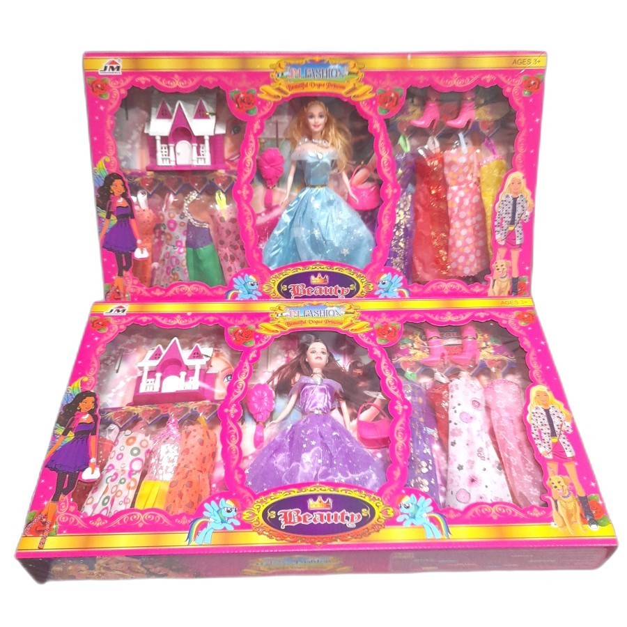 Mainan Anak Boneka Berbi Fashion Girl  Mainan Anak Perempuan Boneka Berrbie Doll JM8900