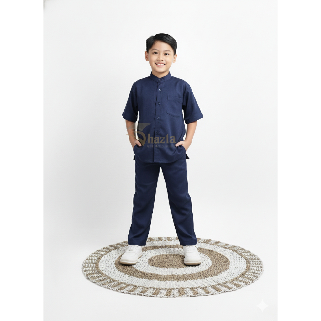 Setelan koko anak Shazfa adi phutra alzan Setelan Koko Anak Laki-laki pareasi catun kotak bahan catu