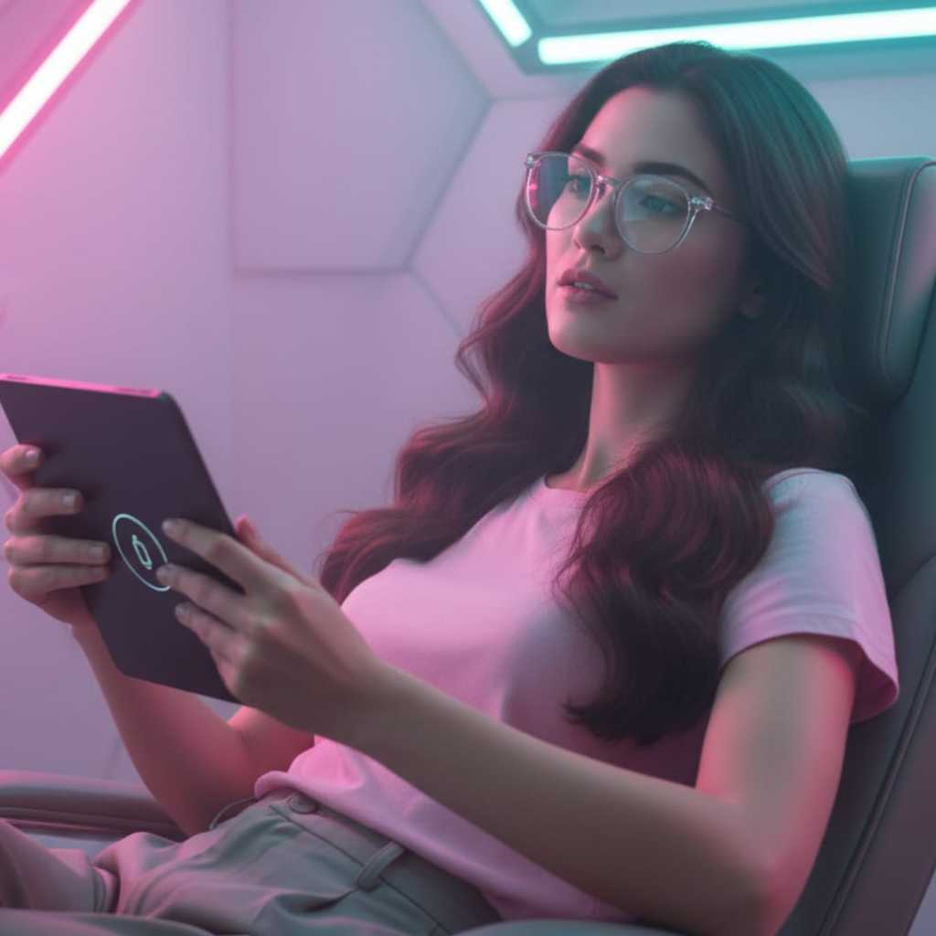 Kacamata Photochromic Wanita Lensa Minus Cylinder Frame Korea Bulat Kaca Mata Anti Radiasi Blueray