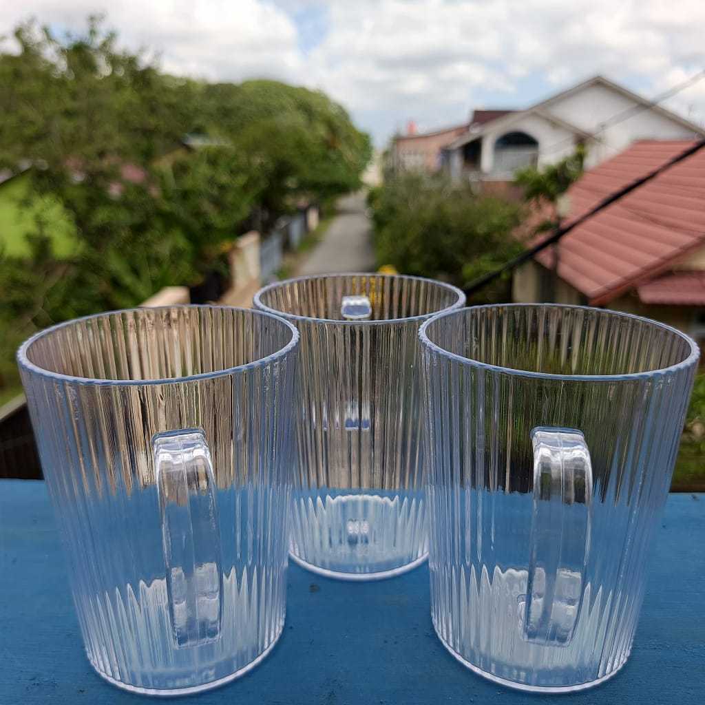 [1 PCS ]GELAS BENING AKRILIK/CANGKIR BENING GAGANG TEBAL 334 OK