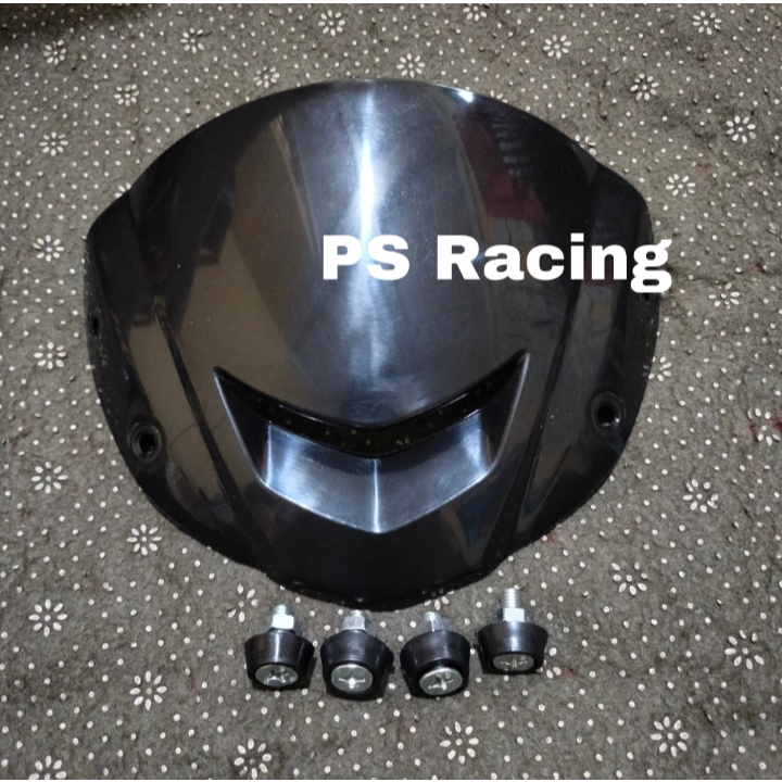 VISOR F1ZR HITAM VISOR FIZR 125Z 125ZR JUPITER Z1 HITAM PLUS BAUT / VISOR FIZR PLUS BAUT