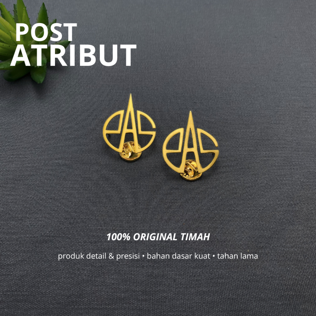 Kopsteken POLTEKIP / Korpsteken / Monogram POLTEKIP / Pin Kerah POLTEKIP / Post Atribut / KUMHAM