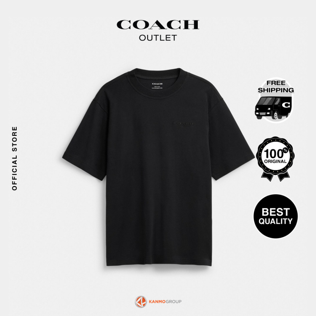 Coach Organic Cotton T-Shirt - Kaos Pria