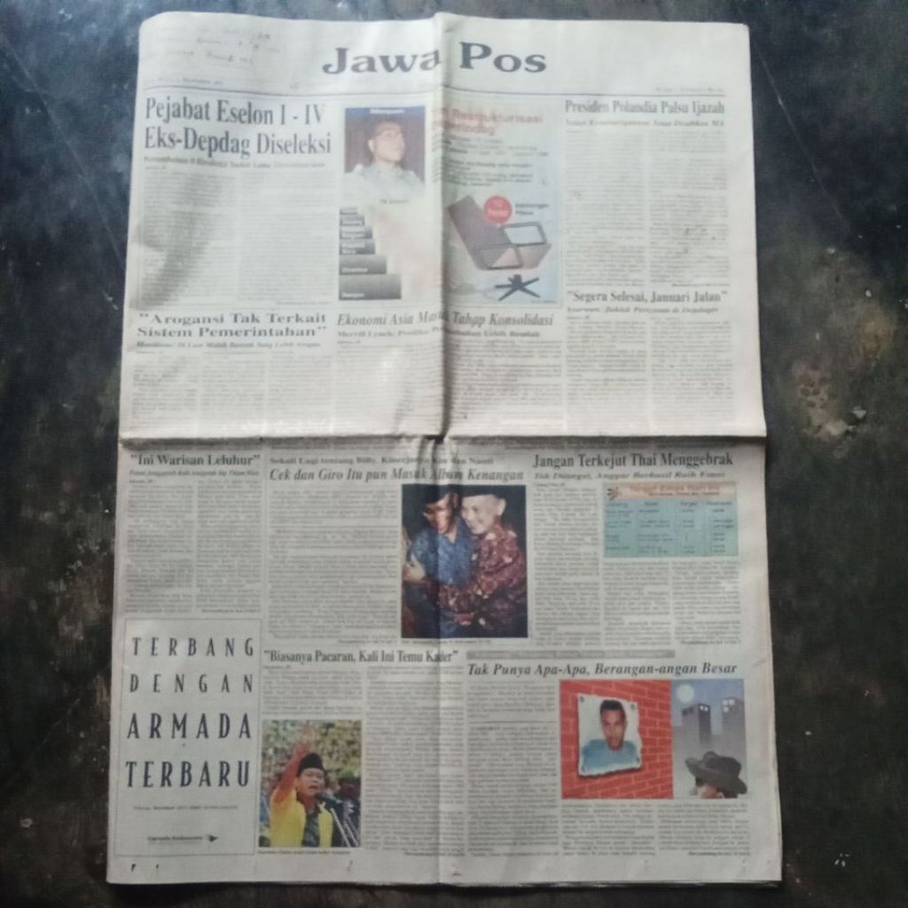 Koran Jawa pos jadul 1995 - Sensasi pendekar Suzuki