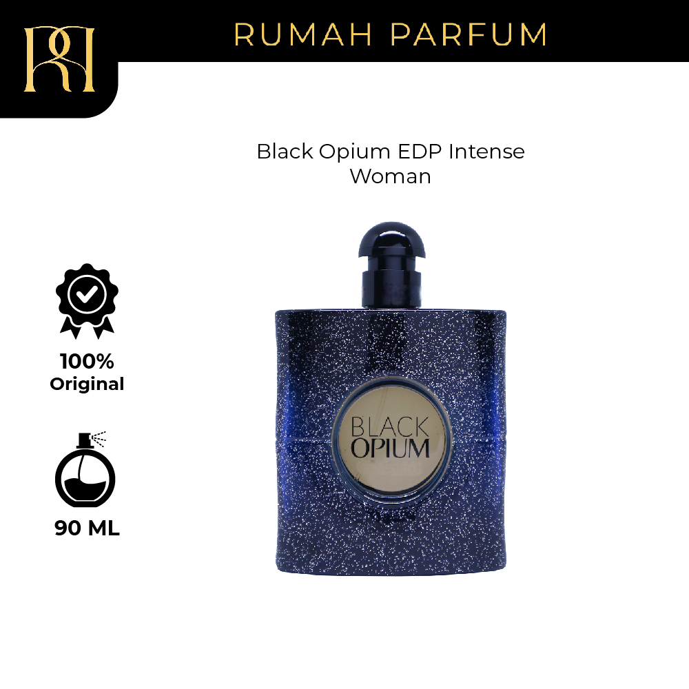 YSL Black Opium EDP Intense Woman Parfum Wanita Women Tahan Lama 90 ML