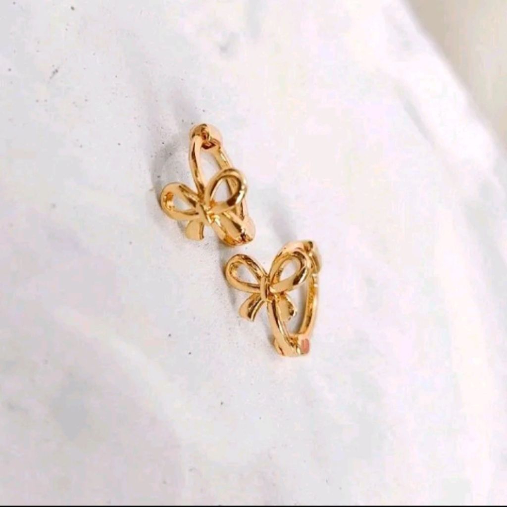anting klip anak titanium anti karat