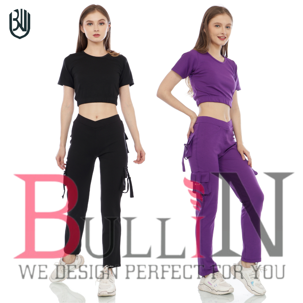 Celana Pdl kantong Wanita Jumbo Aerobik Wanita Senam | Bullin