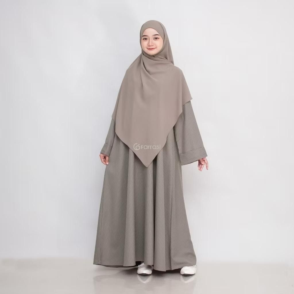 Farrasi abaya khalila walnut by farrasi new