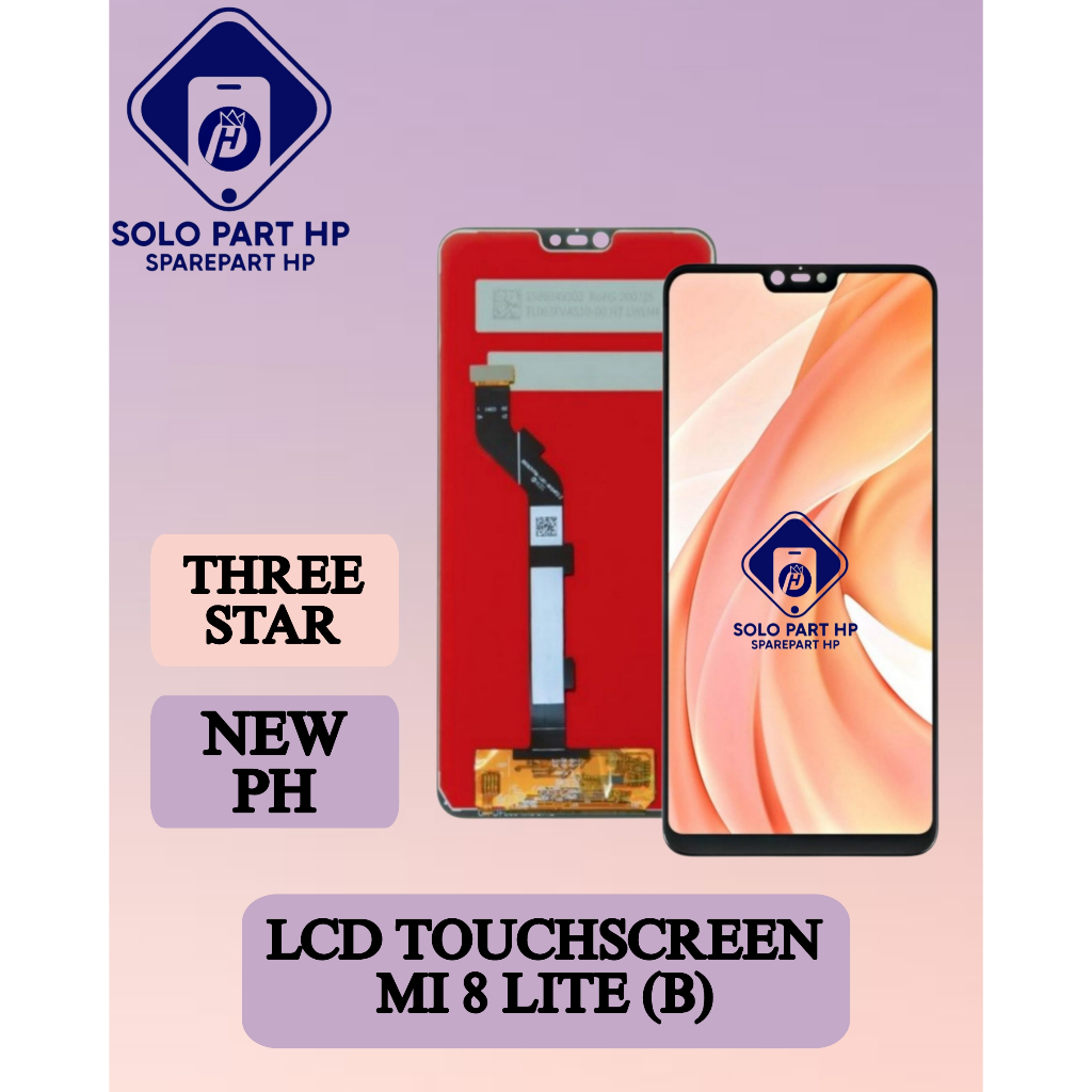 Solo Part HP Sparepart Lcd & Touchscreen MI 8 LITE