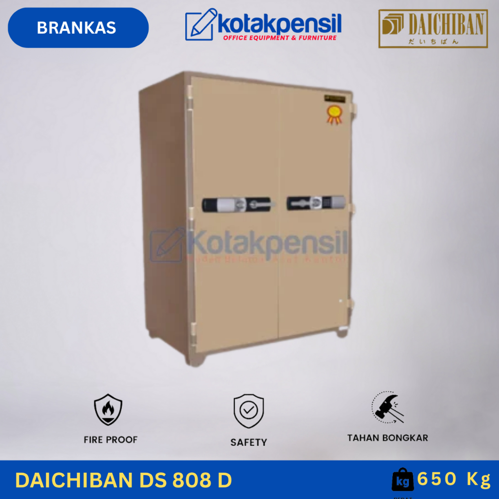 Brankas DAICHIBAN DS 808 D (Digital) Brankas Dokumen Tahan Api | Brankas Kantor | Brankas Besar | Br