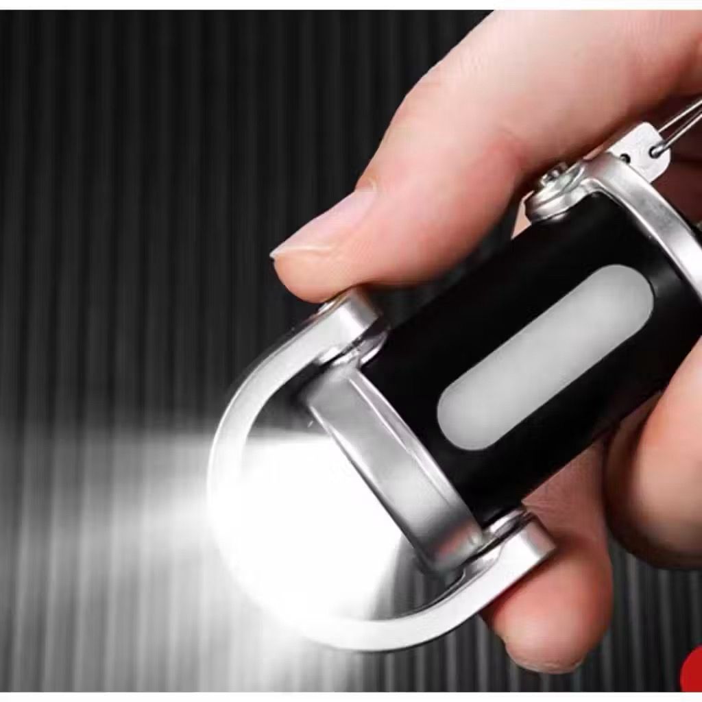 < M.A > Lampu Gantungan Kunci Senter MINI COB  Keychain light / Senter Mini Gantungan Kunci Multifun