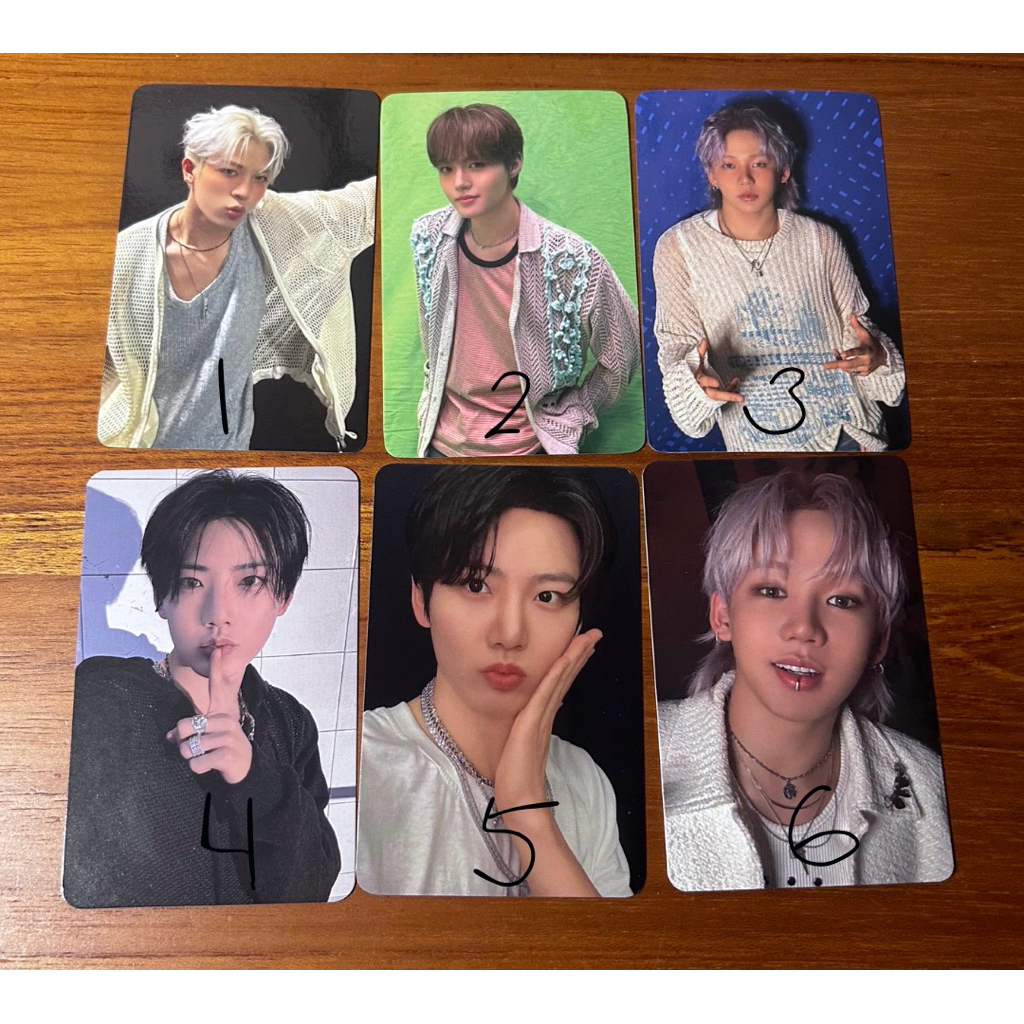 pc pop up benefit (junghwan, junkyu, hyunsuk, doyoung)