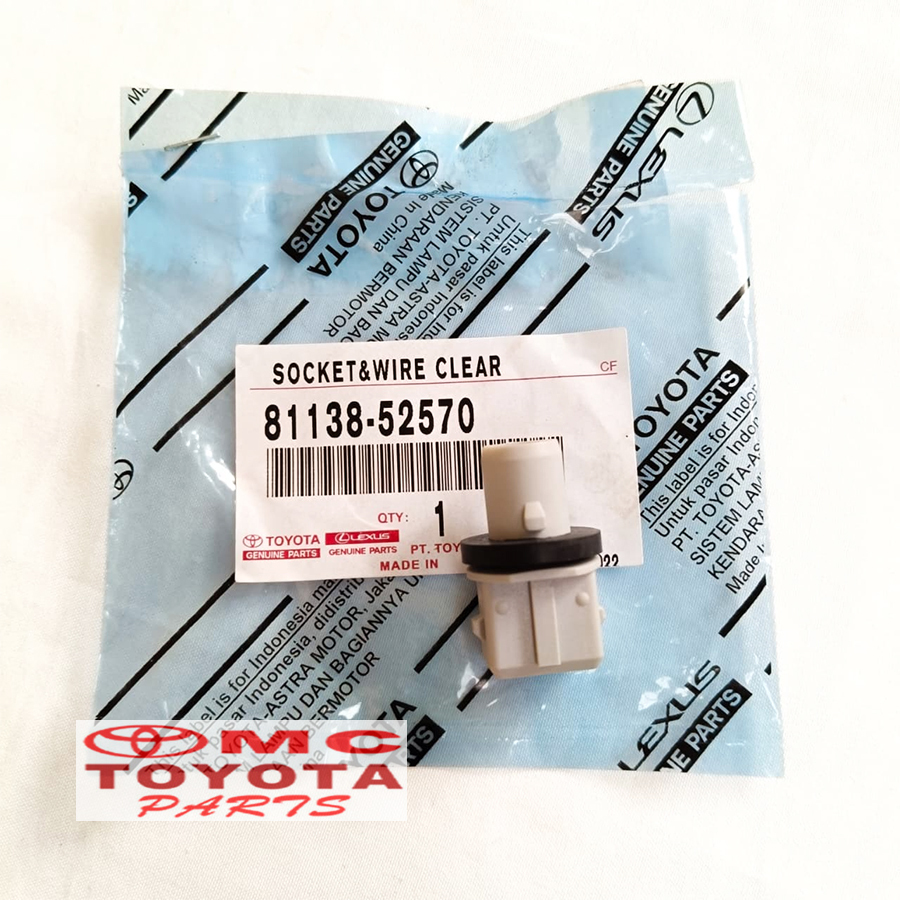 Soket Lampu Senja Original Toyota Grand New Innova 2011-2016 Viting Socket Colokan Lampu Senja 81138