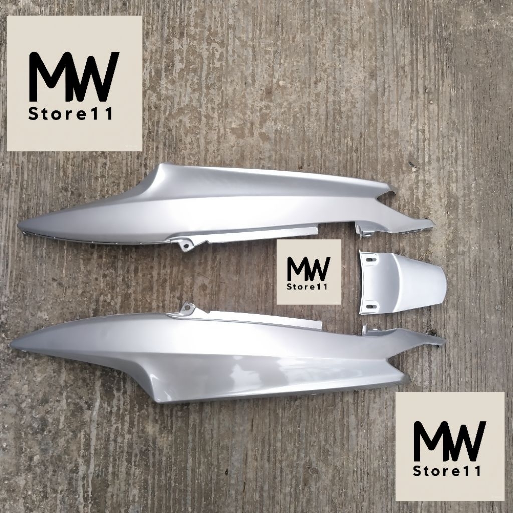 body samping Mio sporty Mio smile warna silver