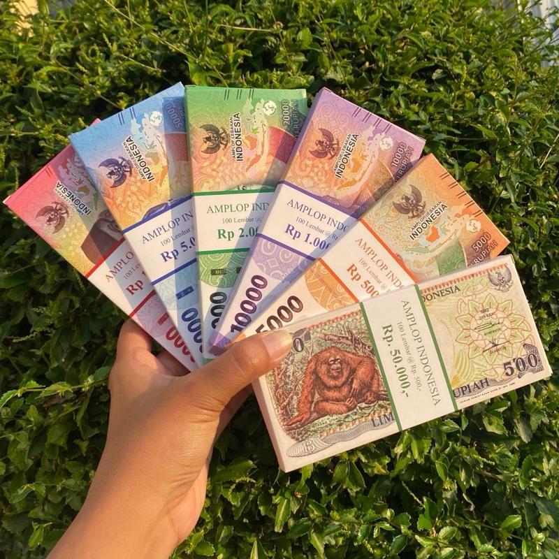 AMPLOP LEBARAN BENTUK UANG GEPOK ESTETIK