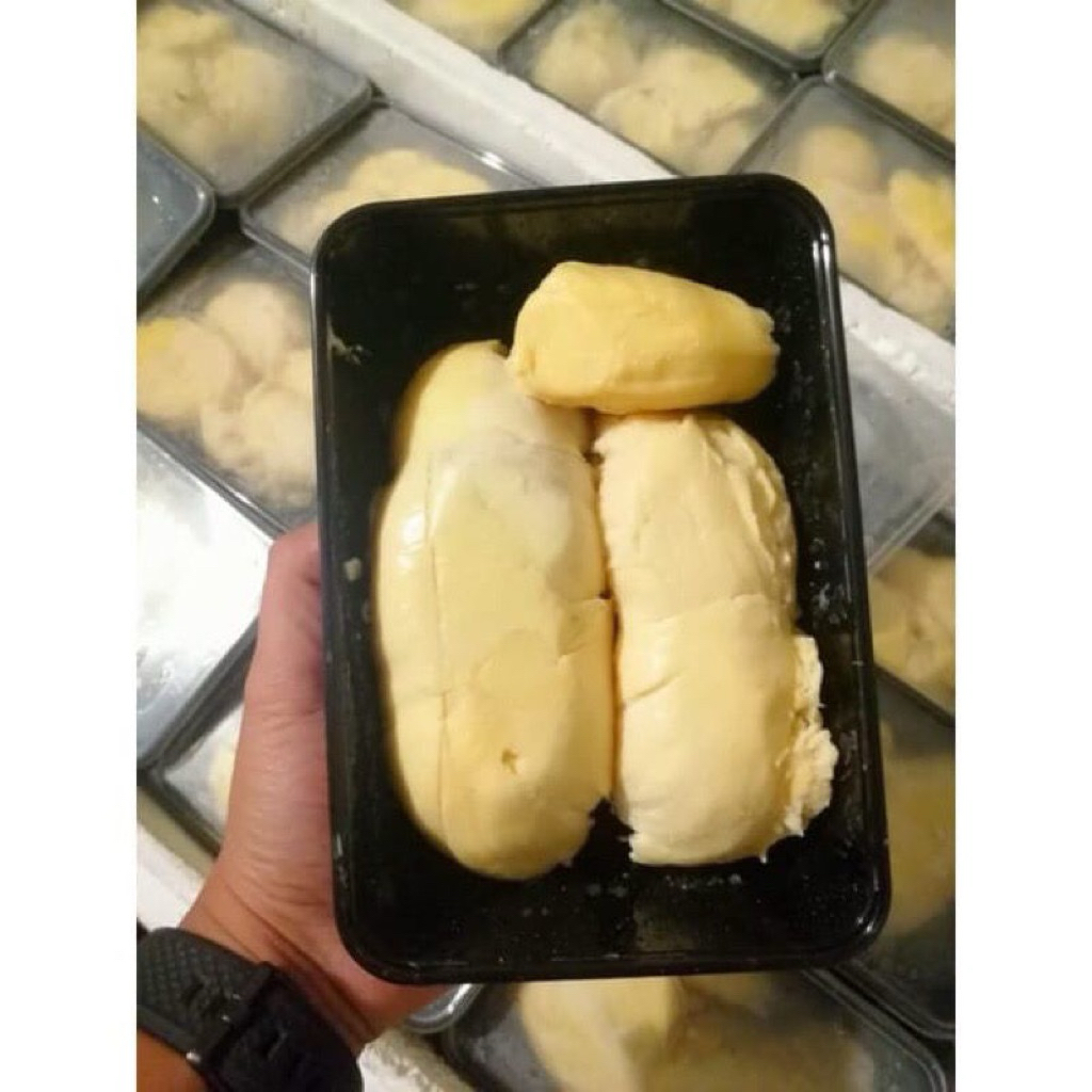 durian montong kupas medan 500 gram frozen fresh // durian montong kupas siap santap lezat dan legit