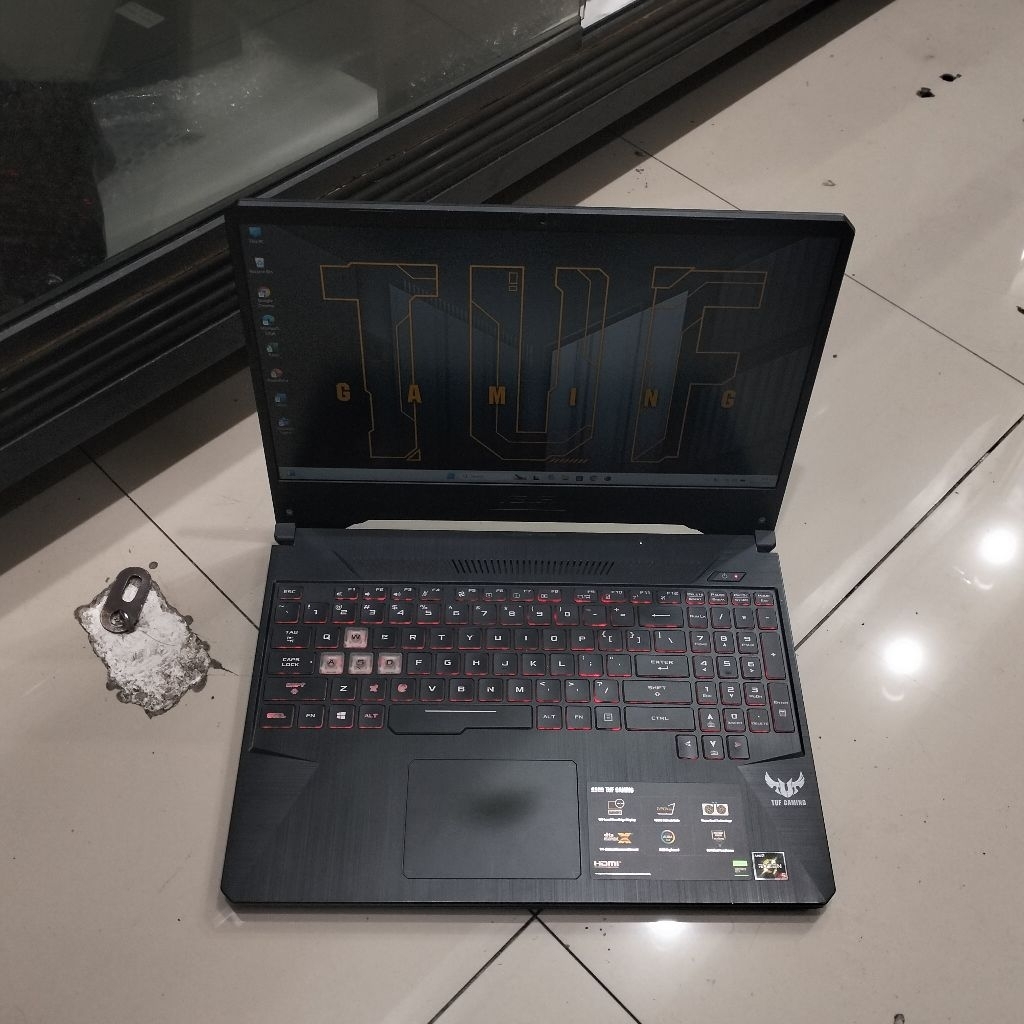 ASUS TUF GAMING FX505DT RYZEN 7-3750H RAM 8/512GB GTX 1650 4GB