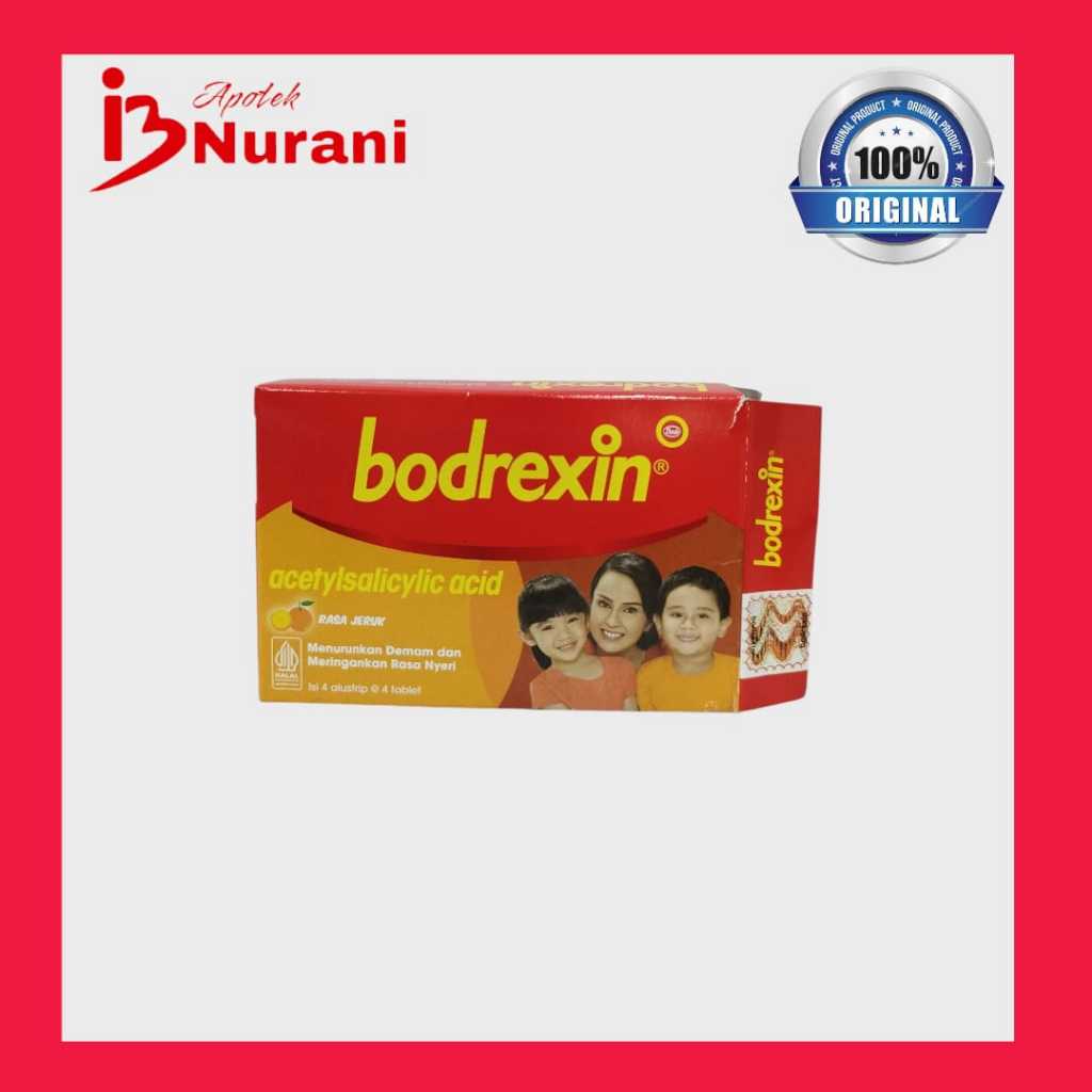 Bodrexin Tablet Obat Demam Nyeri Anak Jeruk