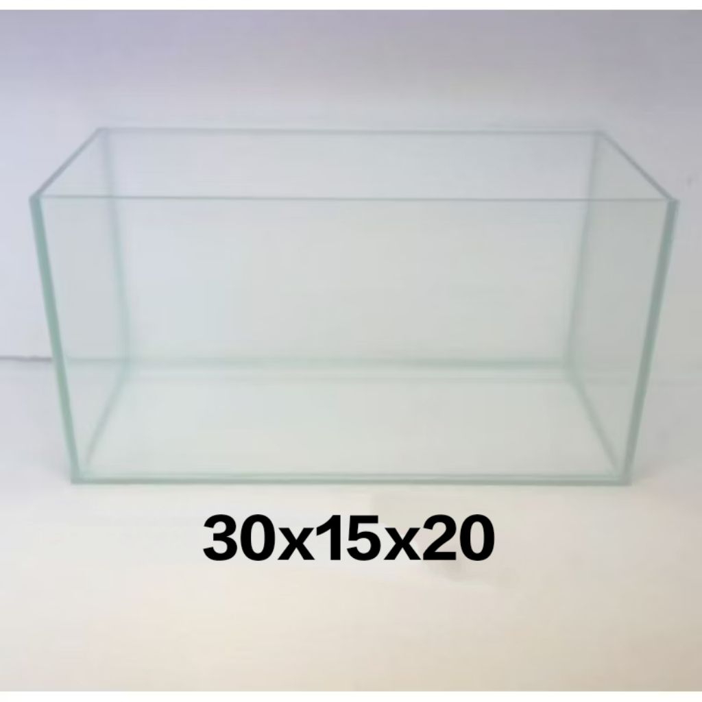 Aquarium kaca 30x15x20 // Akuarium kaca // Aquarium ukuran sedang // Aquascape // TANK AQUARIUM