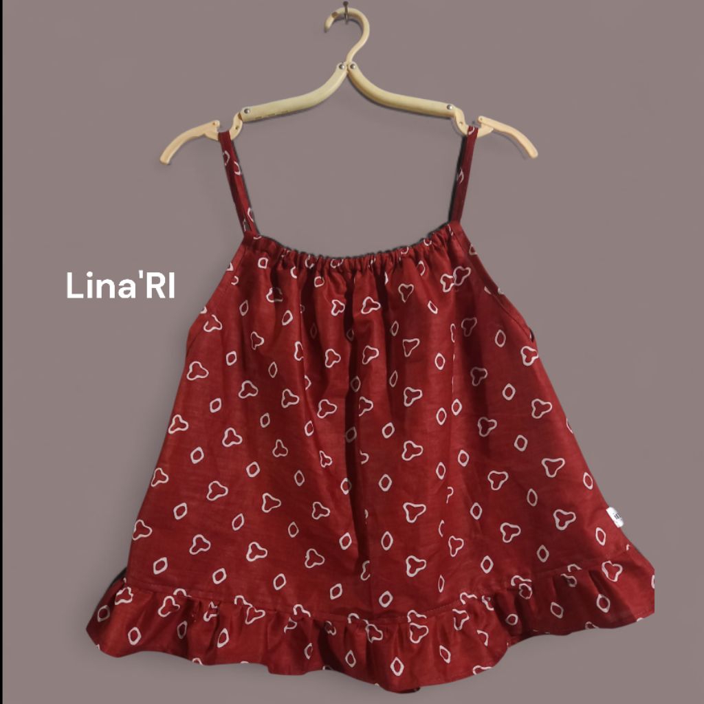 Tank top batik dewasa/yukensi/baju batik santai