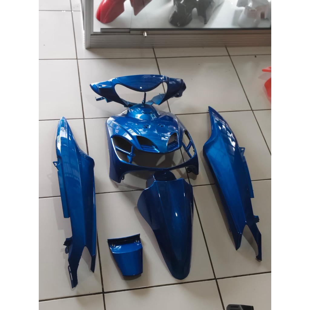 full set body halus mio smile warna biru kendy