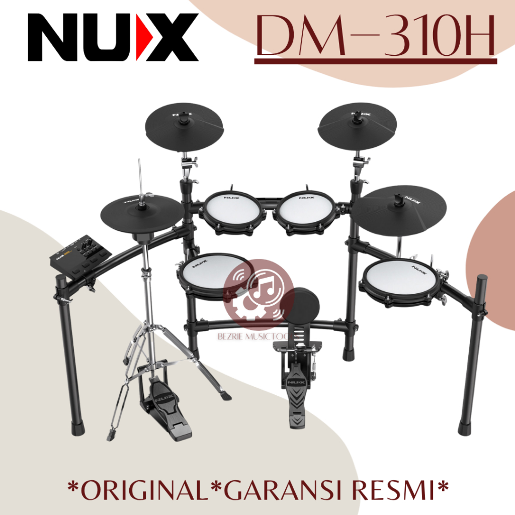 Nux DM-310H Drum Electric All Mesh Head Portable Digital Drum Original NUX DM310-HIHAT