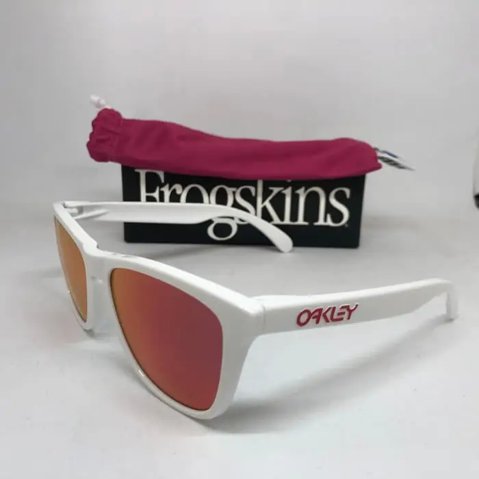 Oakley Sunglass Frogskins OO 24 307 White Black