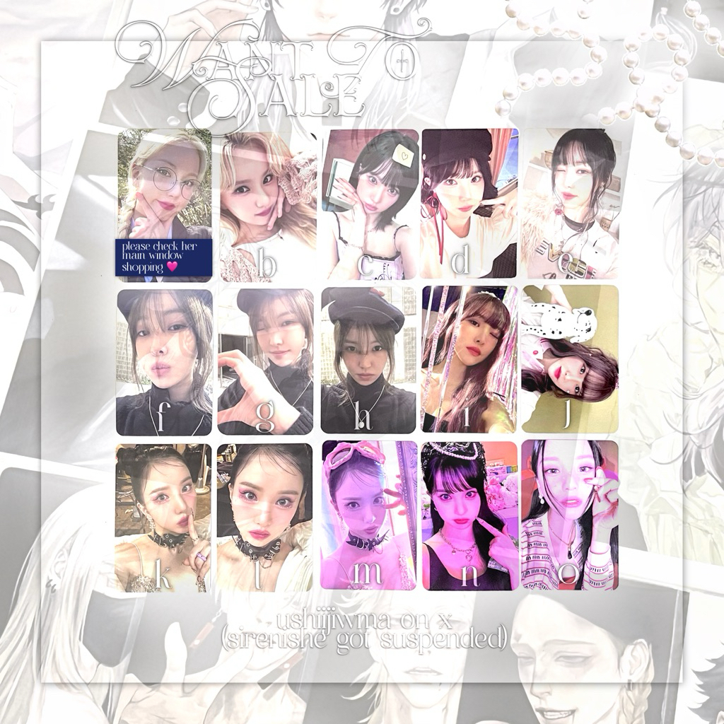 Official Photocard  |  Yuju O POB, Eunha Various POB, Umji BOP POB Joeun music, Yuju 2024 seasons gr