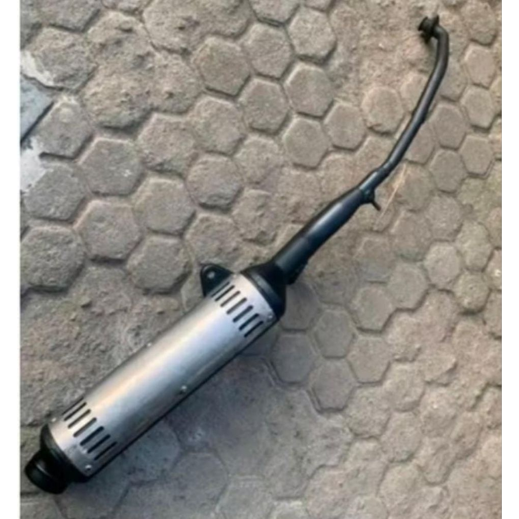 knalpot Suzuki shogun 110 kebo original copotan