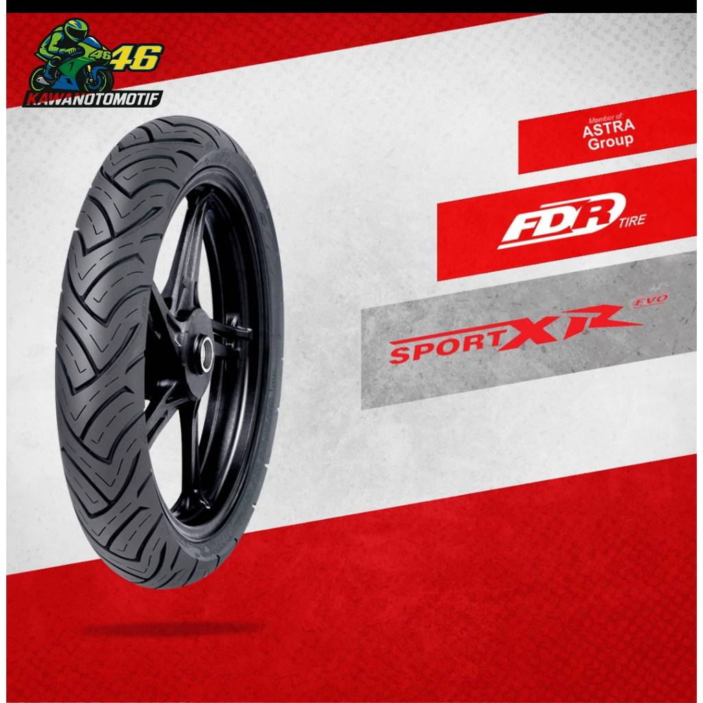 (RING 13) FDR Sport XR EVO Ban NMAX REAR. Ban FDR Tubeless Motor NMAX, Polytron fox R