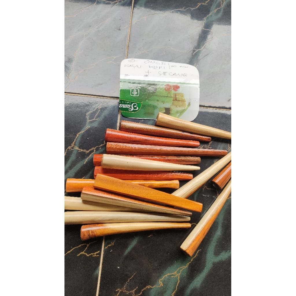 once rokok kayu secang+kopi