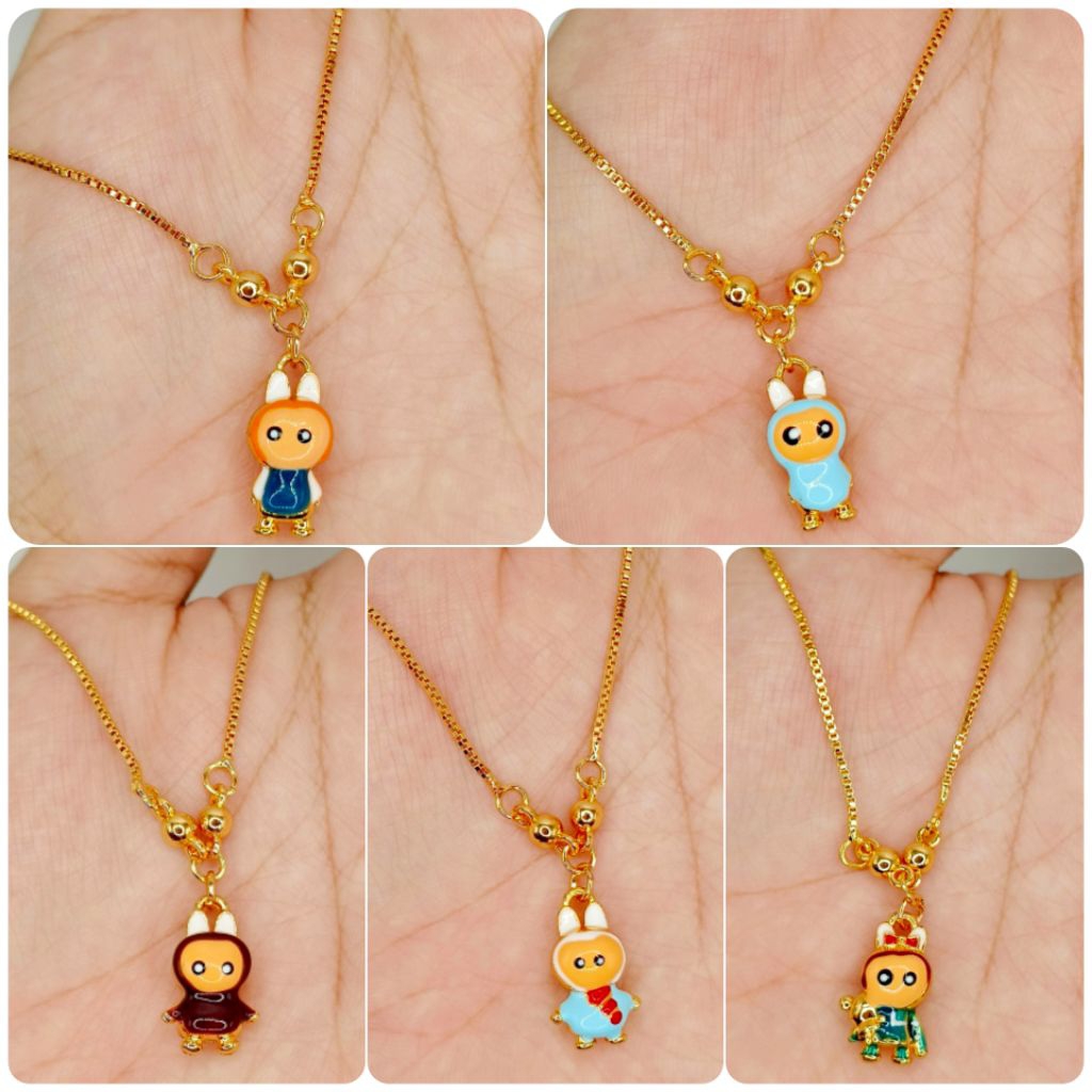 Kalung xuping anak anak model labubu panjang 35cm - S.KT