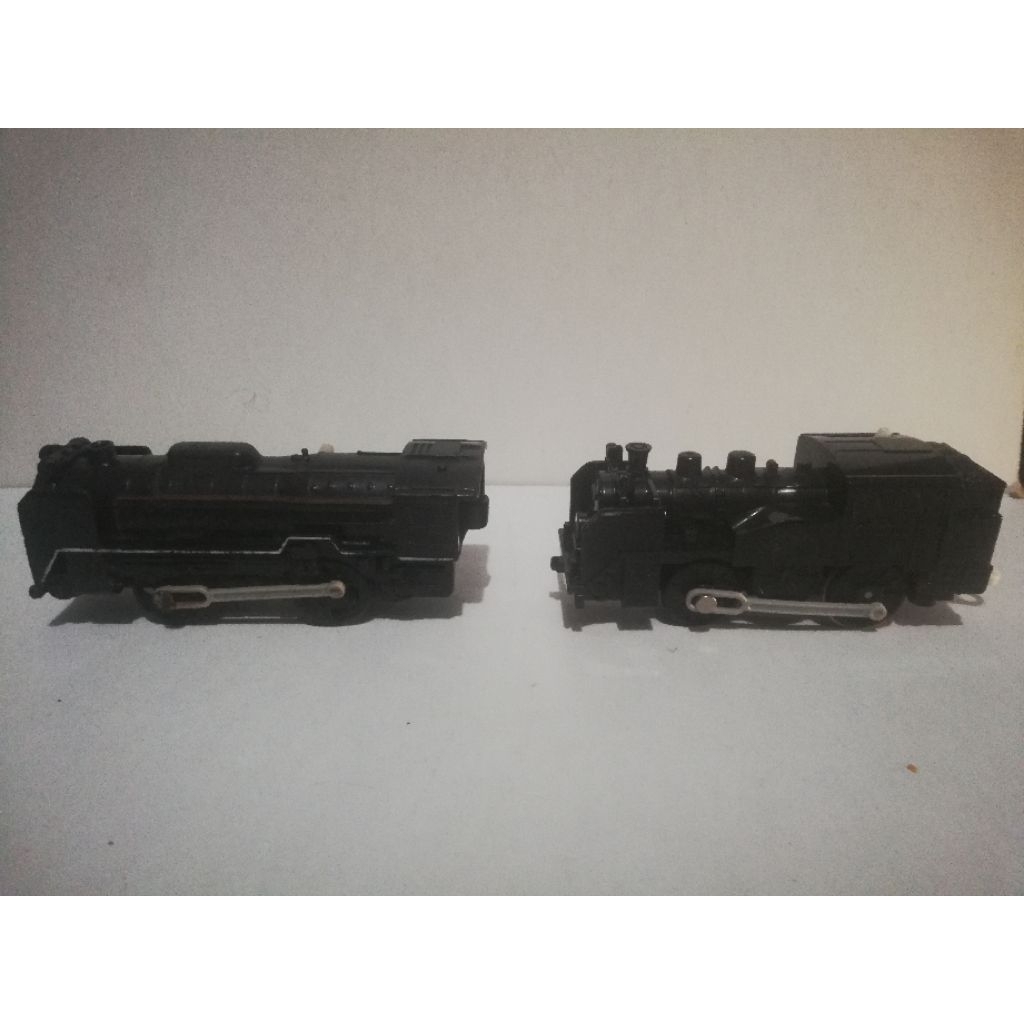 kereta takara tomy plarail klasik D51 dan C11 elektrik off junk ori tomy