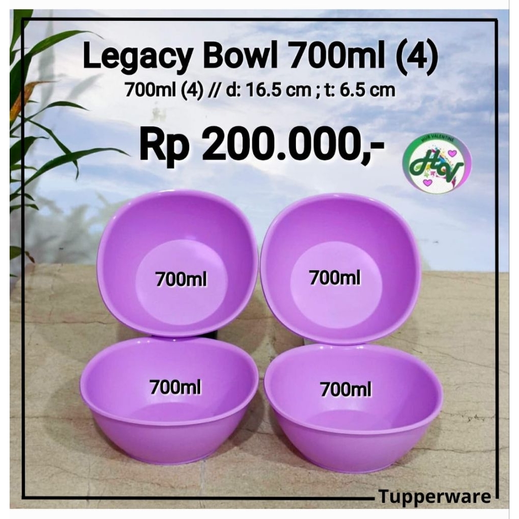 legacy bowl tupperware