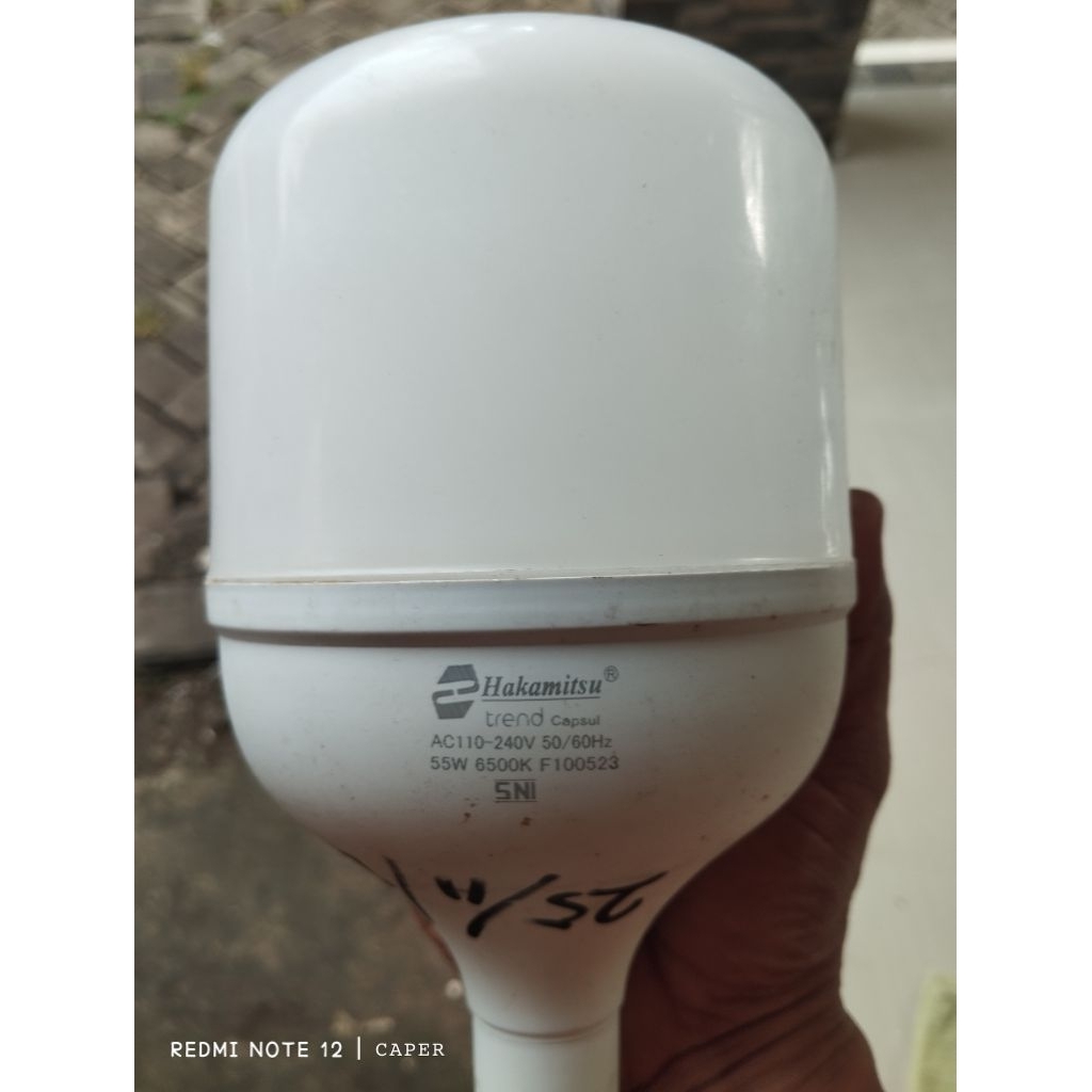 led off/mati 50watt retur pabrik hapus merk