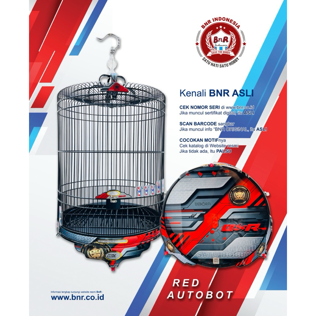 SANGKAR MURAI BNR NO.2 “BNR REBORN AUTOBOT” BARCODE ORIGINAL
