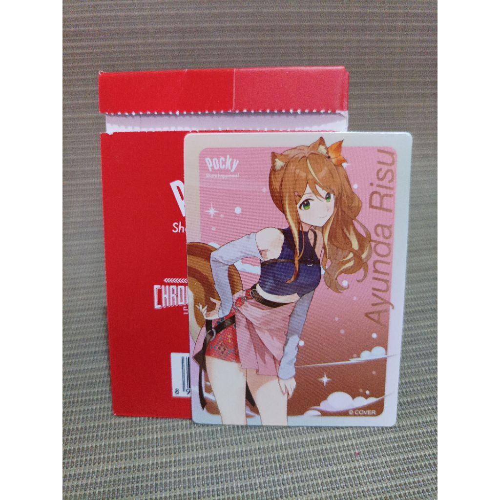 Kartu pocky hololive ayunda risu