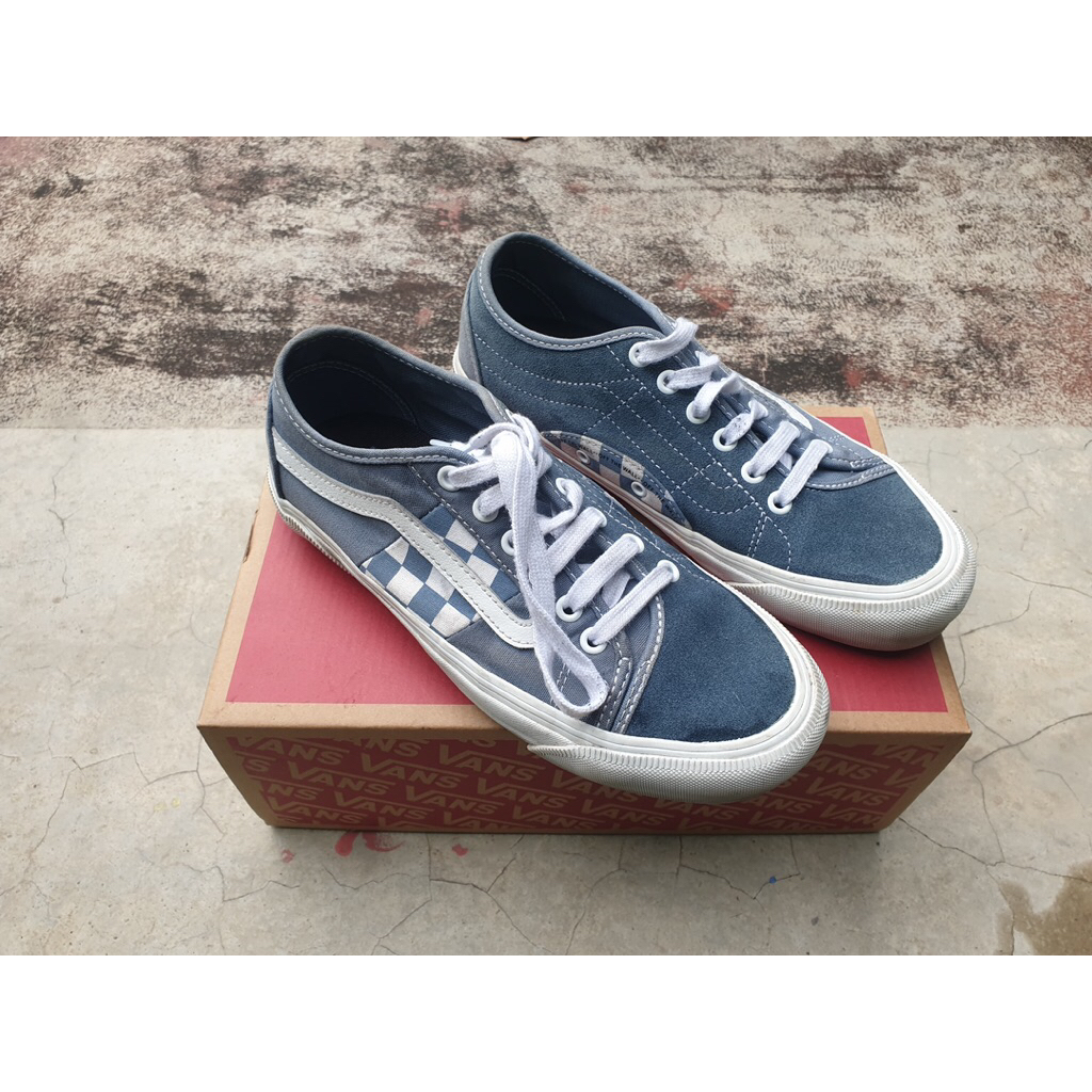 Vans Ori Second Bess Ni Check Blue Mirage